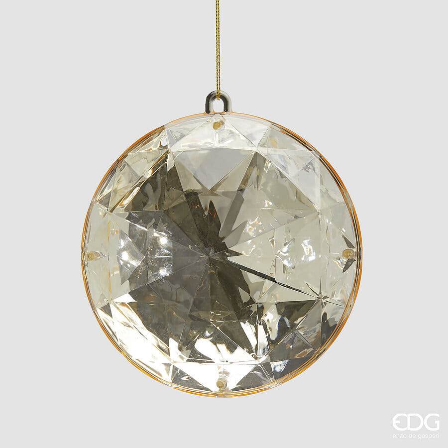Новогоднее украшение EDG Enzo De Gasperi DIAMANTE ROTONDO Арт.8100905A040