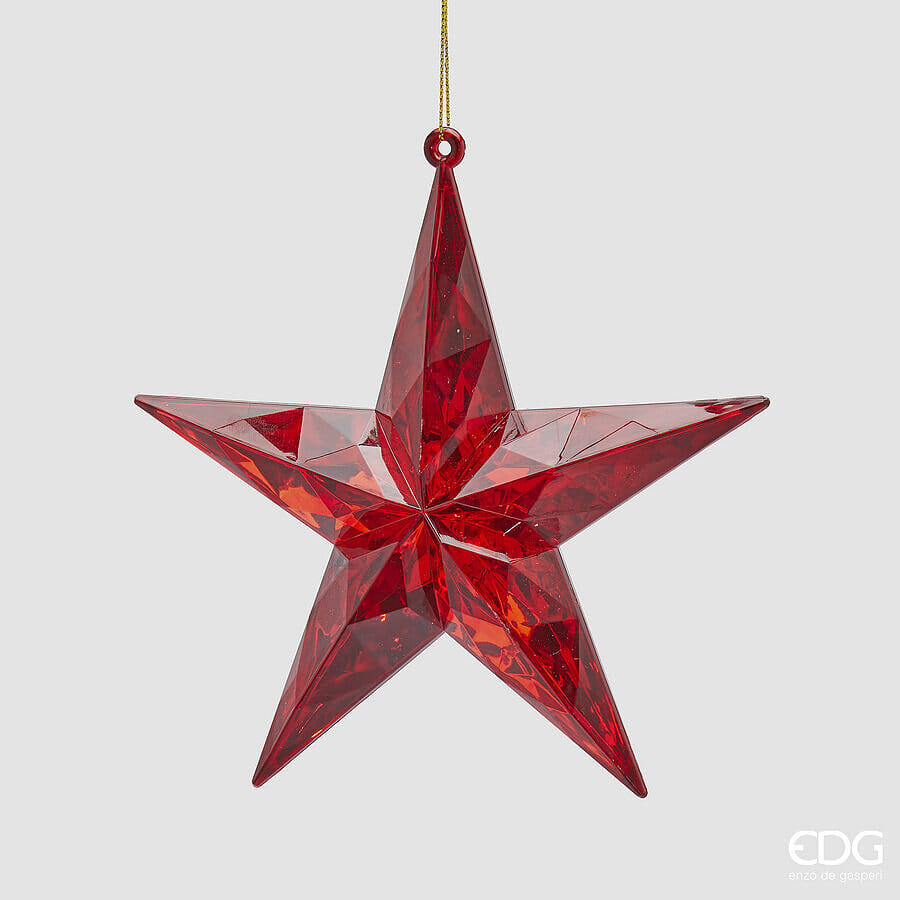 Новогоднее украшение EDG Enzo De Gasperi DIAMANTE STELLA Арт.8100908A400