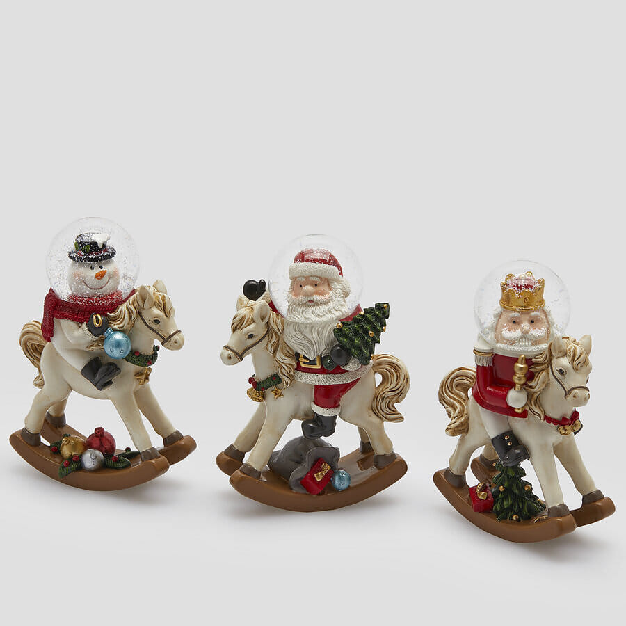 Снежный шар EDG Enzo De Gasperi SFERA ACQUA CAVALLO A DONDOLO Арт.8101256A140