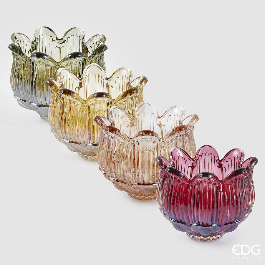 Подсвечник EDG Enzo De Gasperi TULIP TESTA Арт.4400307A930