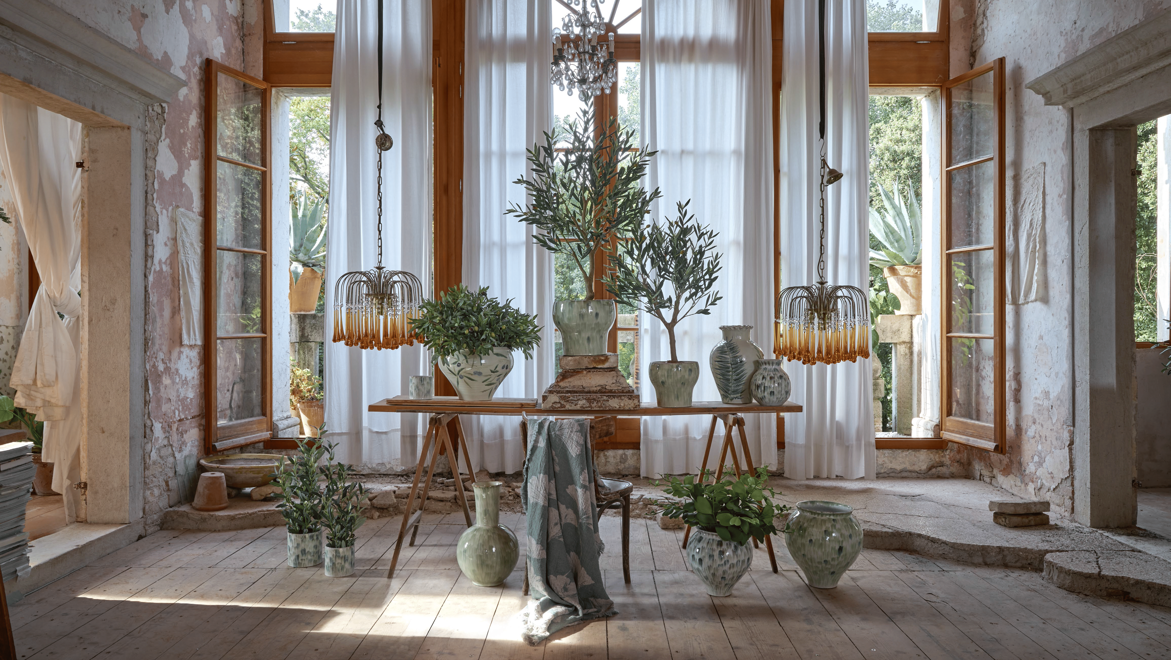 Ваза EDG Enzo De Gasperi PENNELLATE ROTONDO Арт.1101196A170