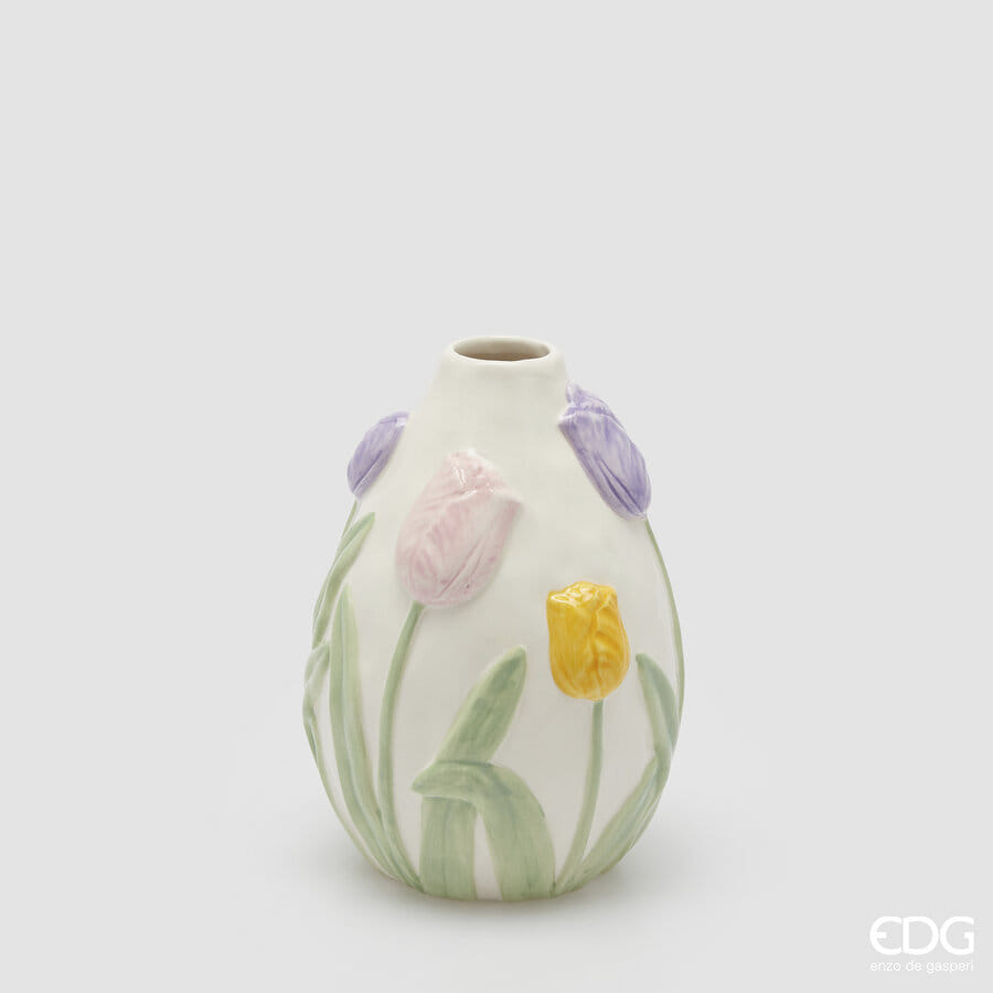 Ваза EDG Enzo De Gasperi TULIPANI OVALE Арт.1101263A999