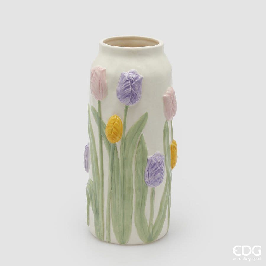 Ваза EDG Enzo De Gasperi TULIPANI CILINDRO Арт.1101267A999