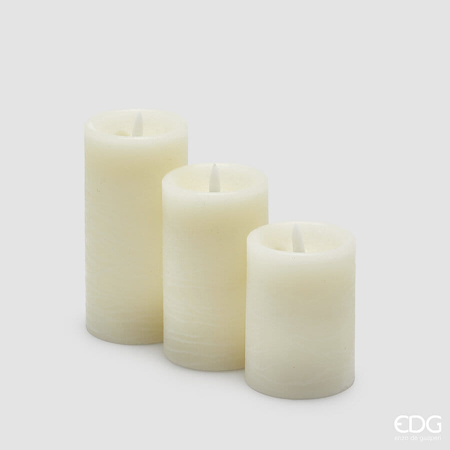 Свеча LED набор EDG Enzo De Gasperi SOFFIO Арт.6100236A110
