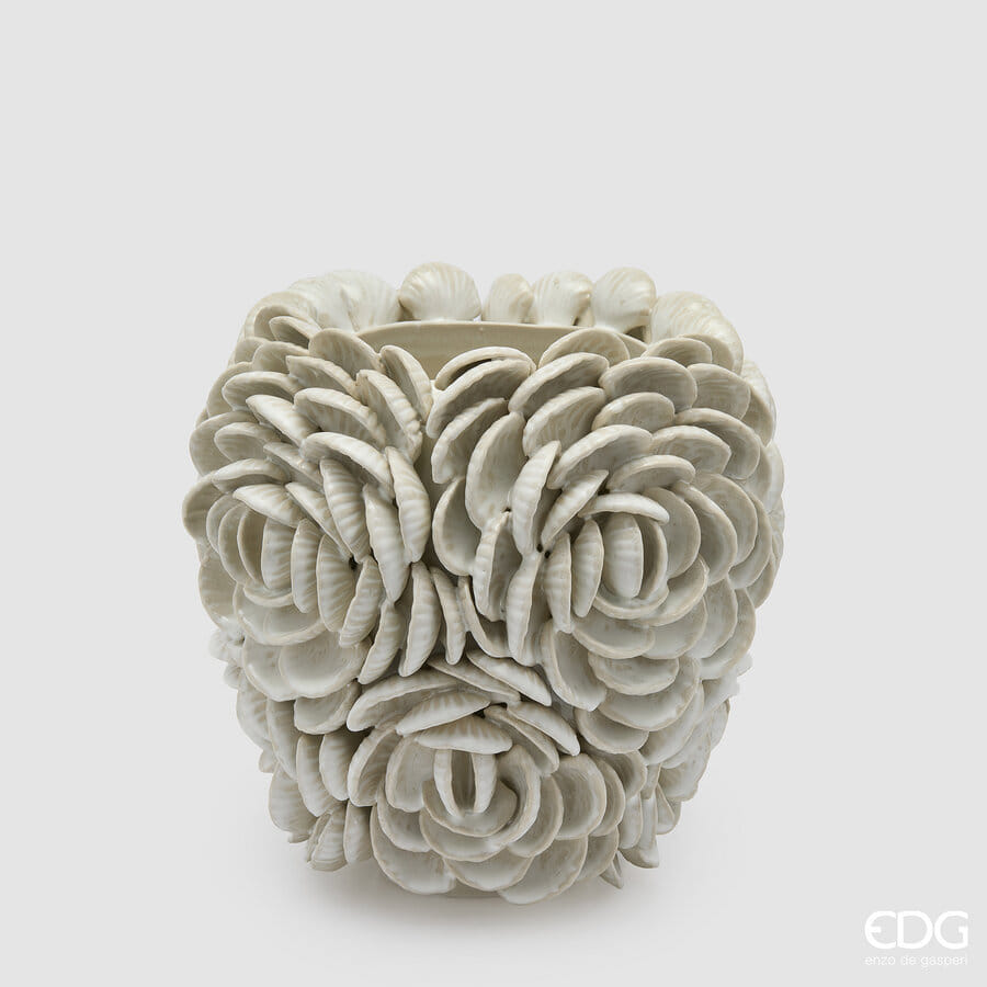 Ваза EDG Enzo De Gasperi CHAKRA CONCHIGLIE Арт.1101494A100