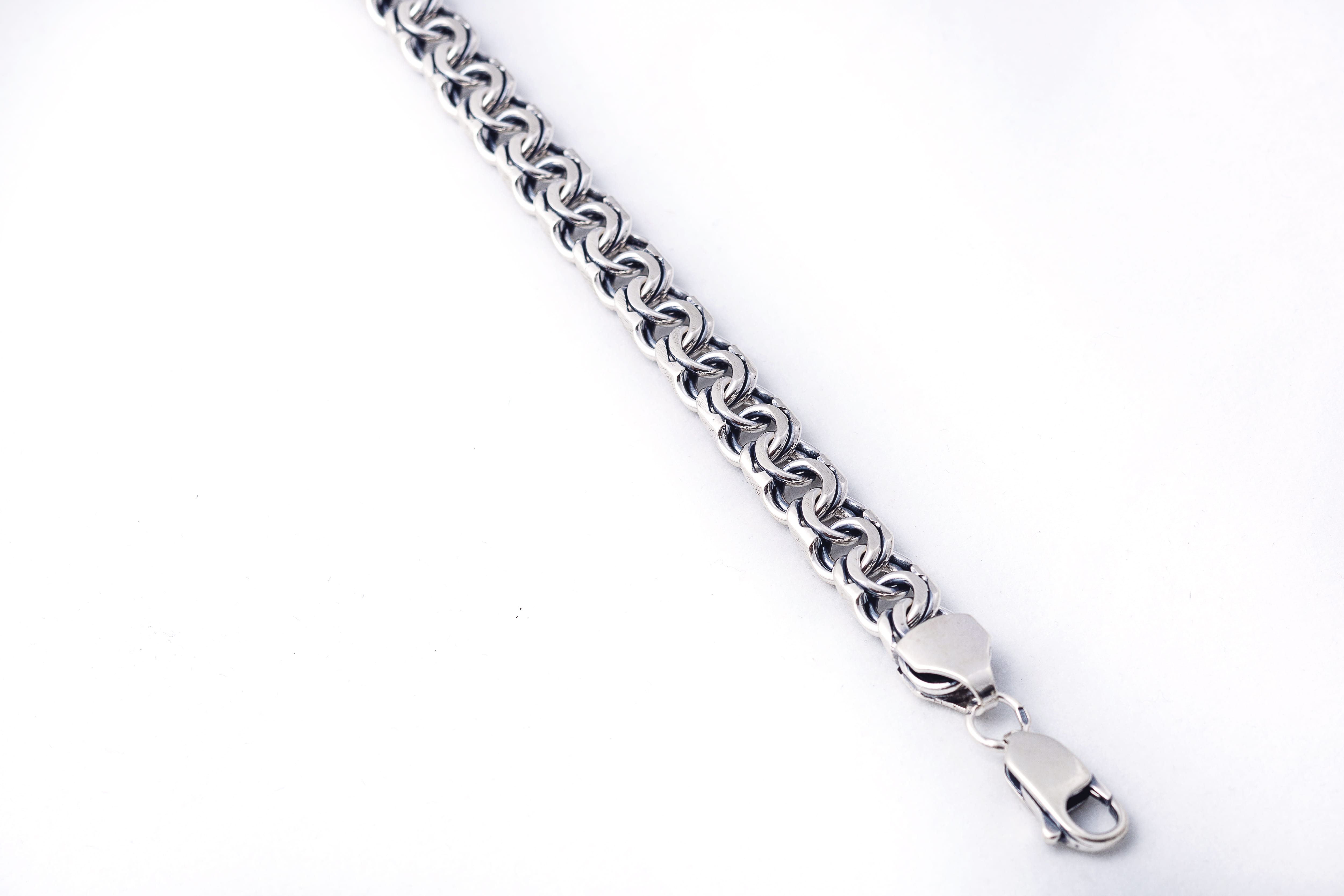 Браслет из серебра 19 см арт.161-05-19 Бисмарк