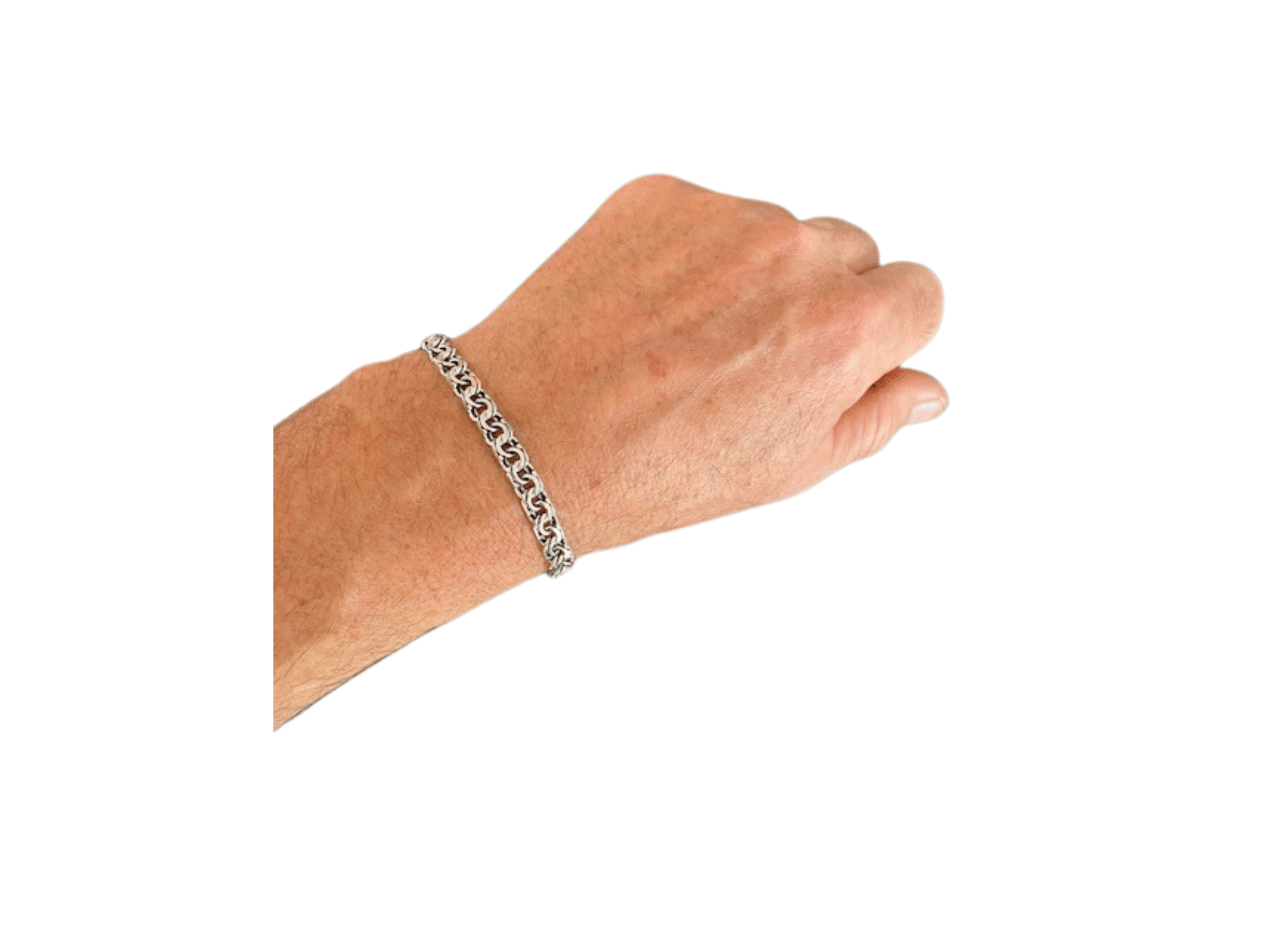 Браслет из серебра 22 см арт.161-06-22 Бисмарк