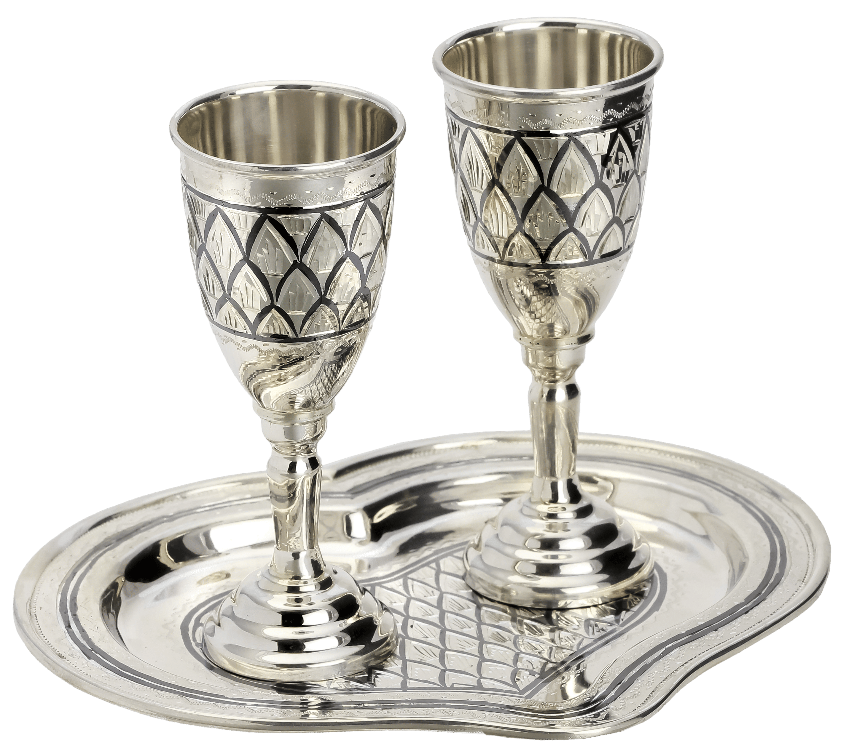 Набор рюмка и поднос