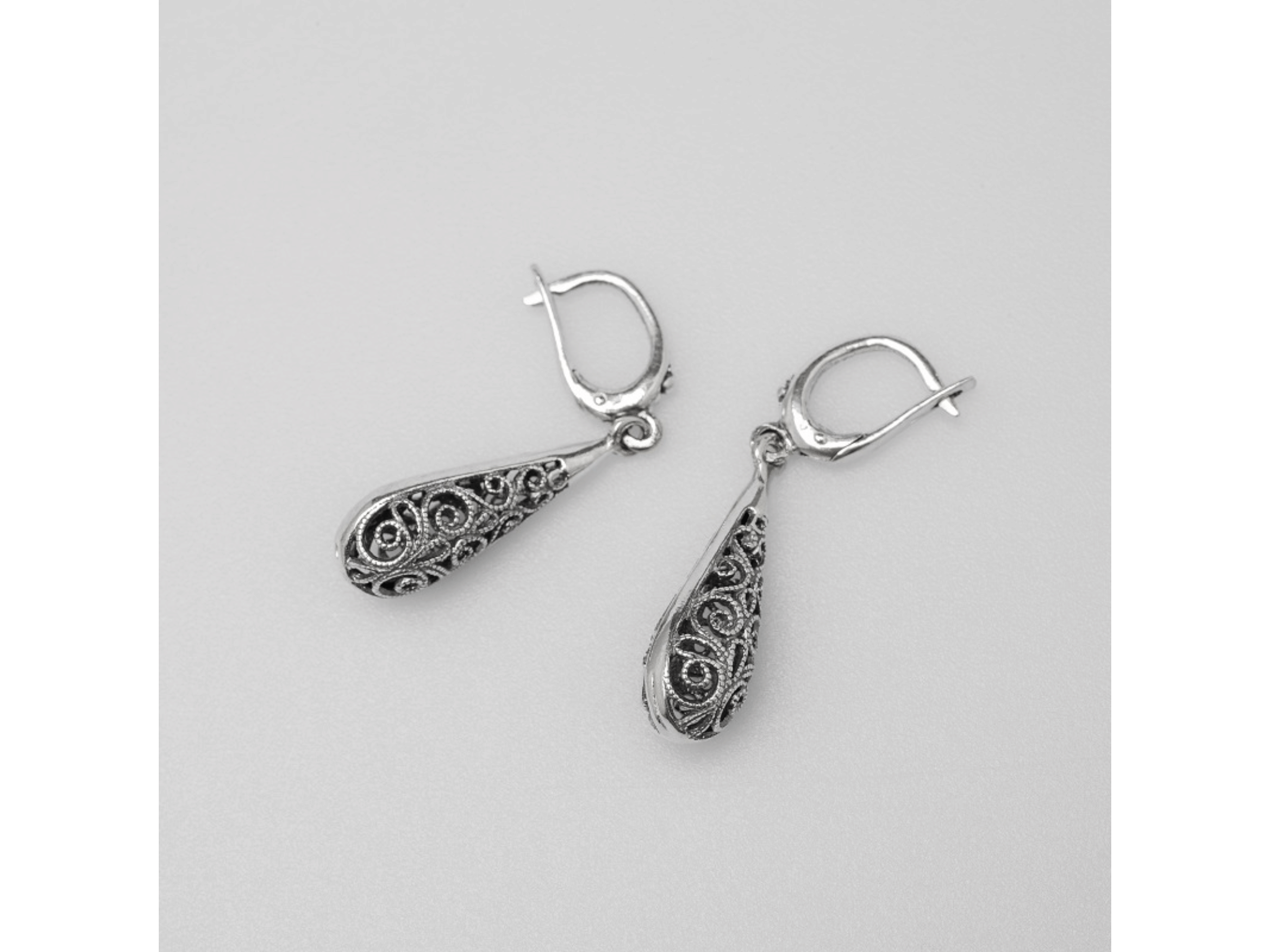 Серьги серебряные