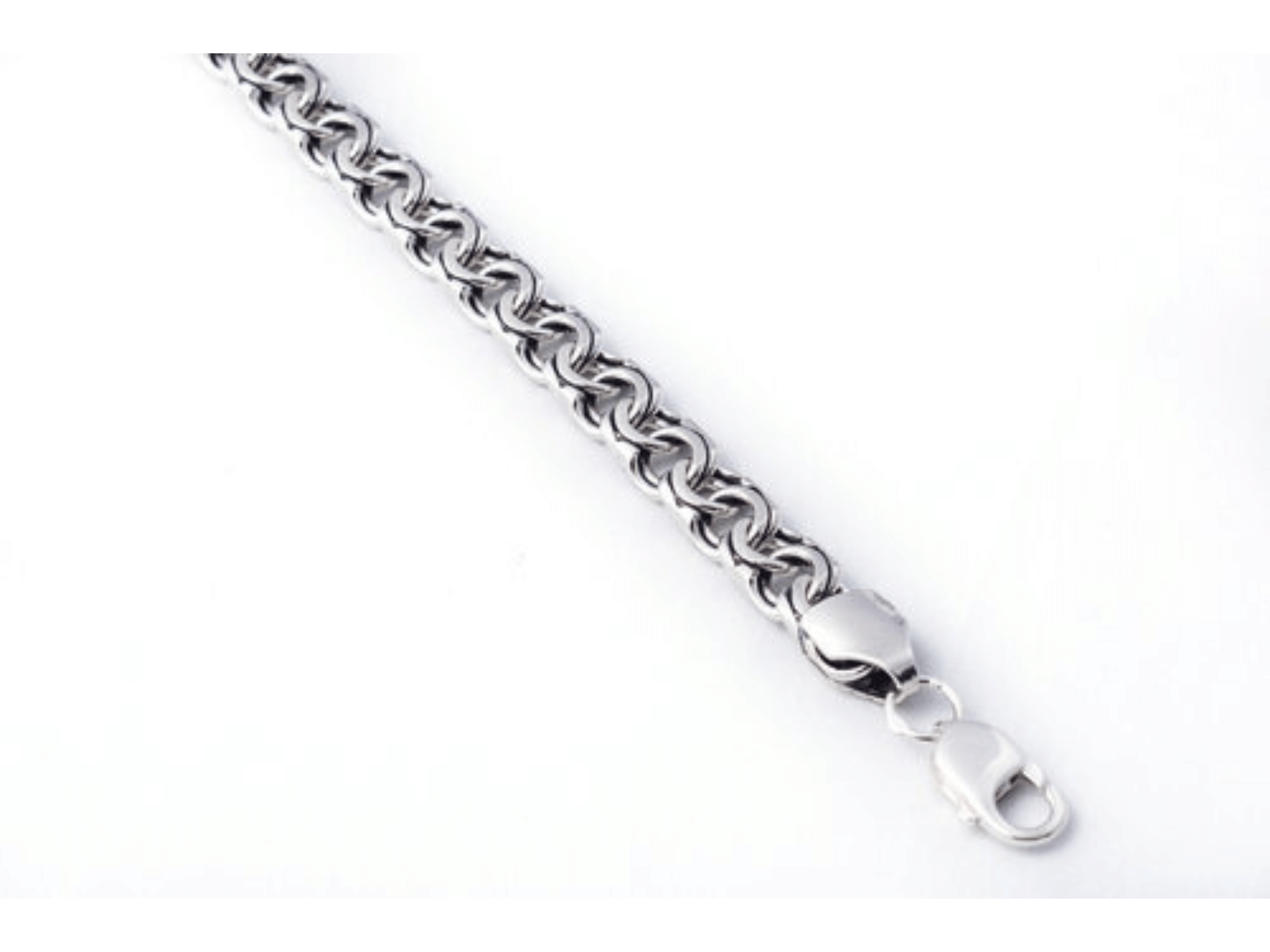 Серебряный браслет 21 см