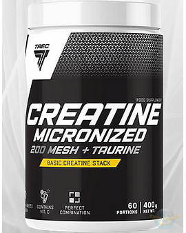 Trec Nutrition Creatine Micronized 200 mesh + Taurine (Креатин + Таурин), 400 грамм TREC NUTRITION Trec Nutrition Creatine Micronized 200 mesh + Taurine (Креатин + Таурин), 400 грамм TREC NUTRITION