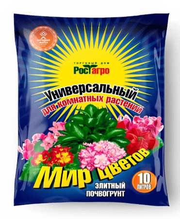Почвогрунт "Мир цветов" Универсальный для комнатных растений 5 л ТД Рост Агро