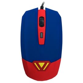 Мышь CBR CM 833 Superman Blue-Red USB CBR