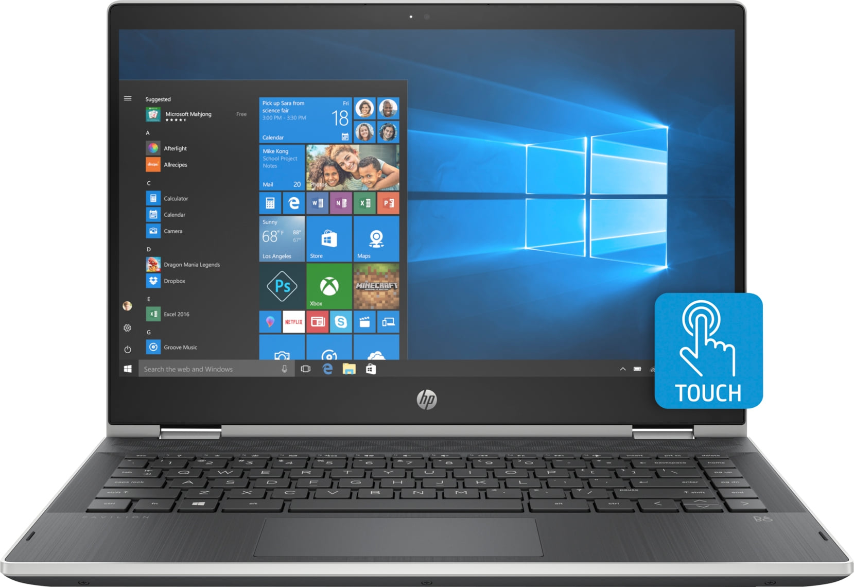 Ноутбук HP Pavilion x360 14-cd0018ur (4JV27EA) HP