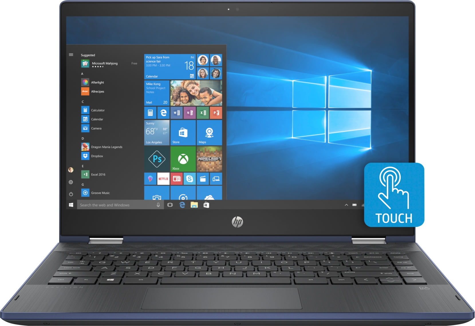 Ноутбук HP Pavilion x360 14-cd0006ur (4HE22EA) HP