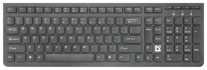 Клавиатура Defender UltraMate SM-535 RU Black USB Defender