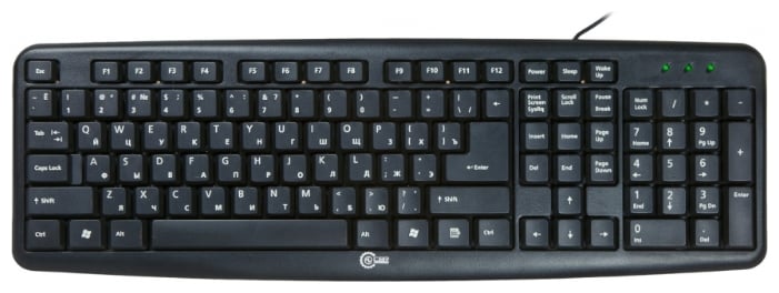 Клавиатура CBR;KB 107 Black USB CBR