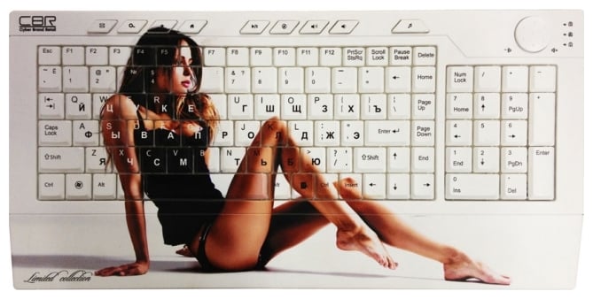 Клавиатура CBR Picture;Keyboard Dream White USB CBR