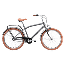 Городской Велосипед Stark Comfort Man 3speed темно-серый матовый металлик/черный/коричневый 2024