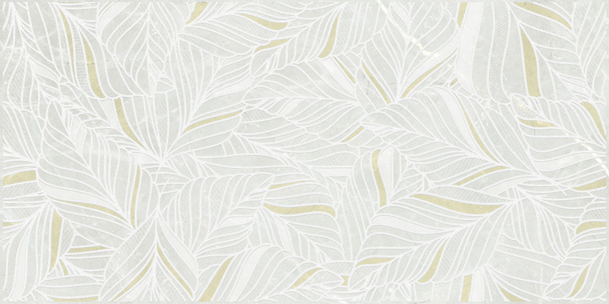 Декор York серо-бежевый листья 30x60 Laparet 18-03-07-4137-3