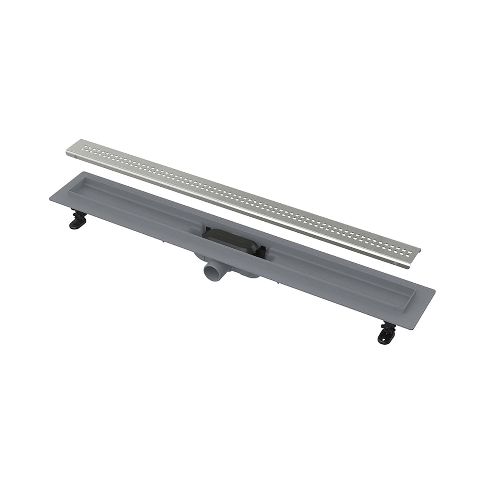 Водоотводящий желоб с порогами для перфорированной решетки ALCAPLAST APZ9-550M