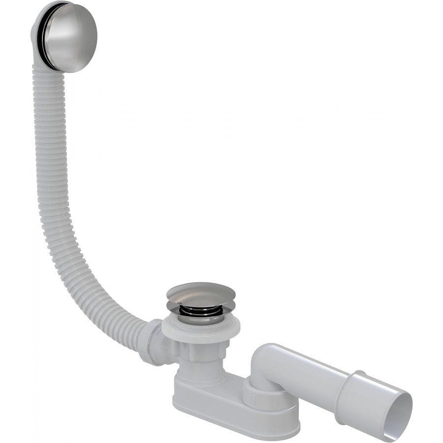 Сифон для ванны CLICK/CLACK, металл ALCAPLAST A504CKM-80