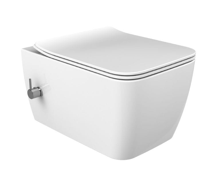 Унитаз подвесной Hera безободковый с интегрированной функцией биде CeraStyle HC01706PH00 9019700 -u-01)