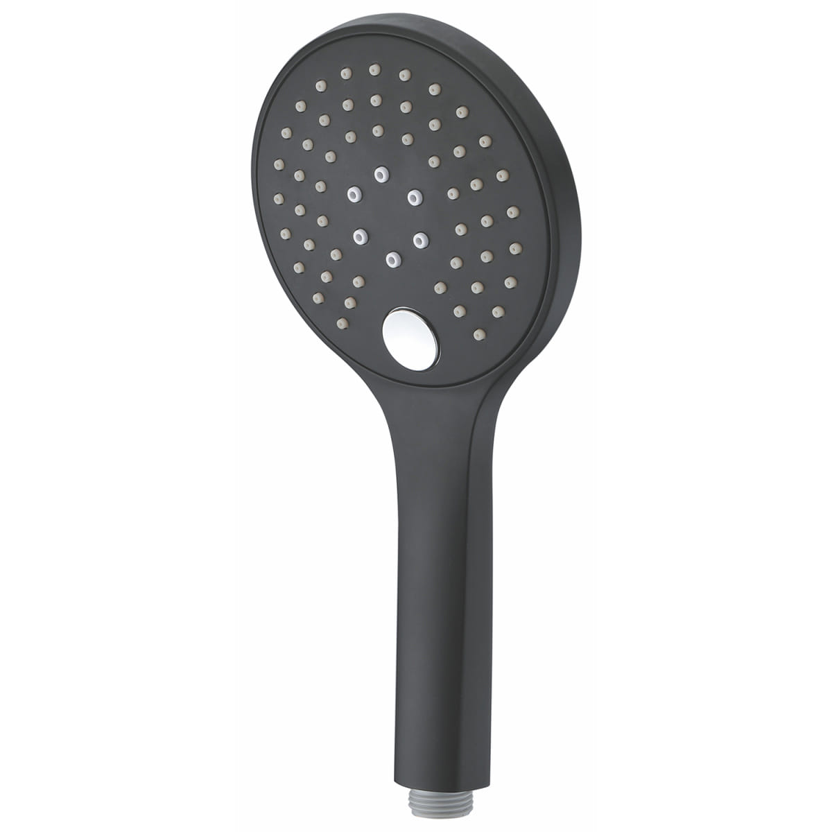 Лейка для душа черная soft-touch WasserKraft A078