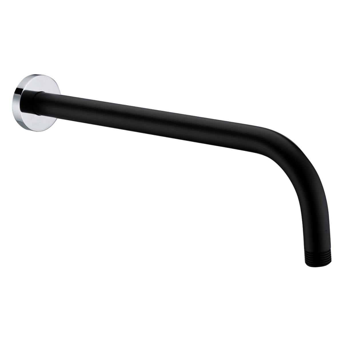 Душевой кронштейн черный soft-touch WasserKraft A079