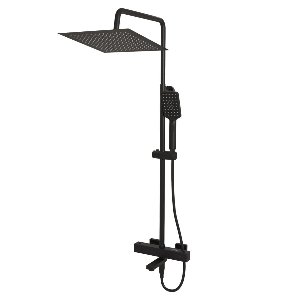 Душевая система с термостатическим смесителем черный Soft-touch WasserKraft A29901