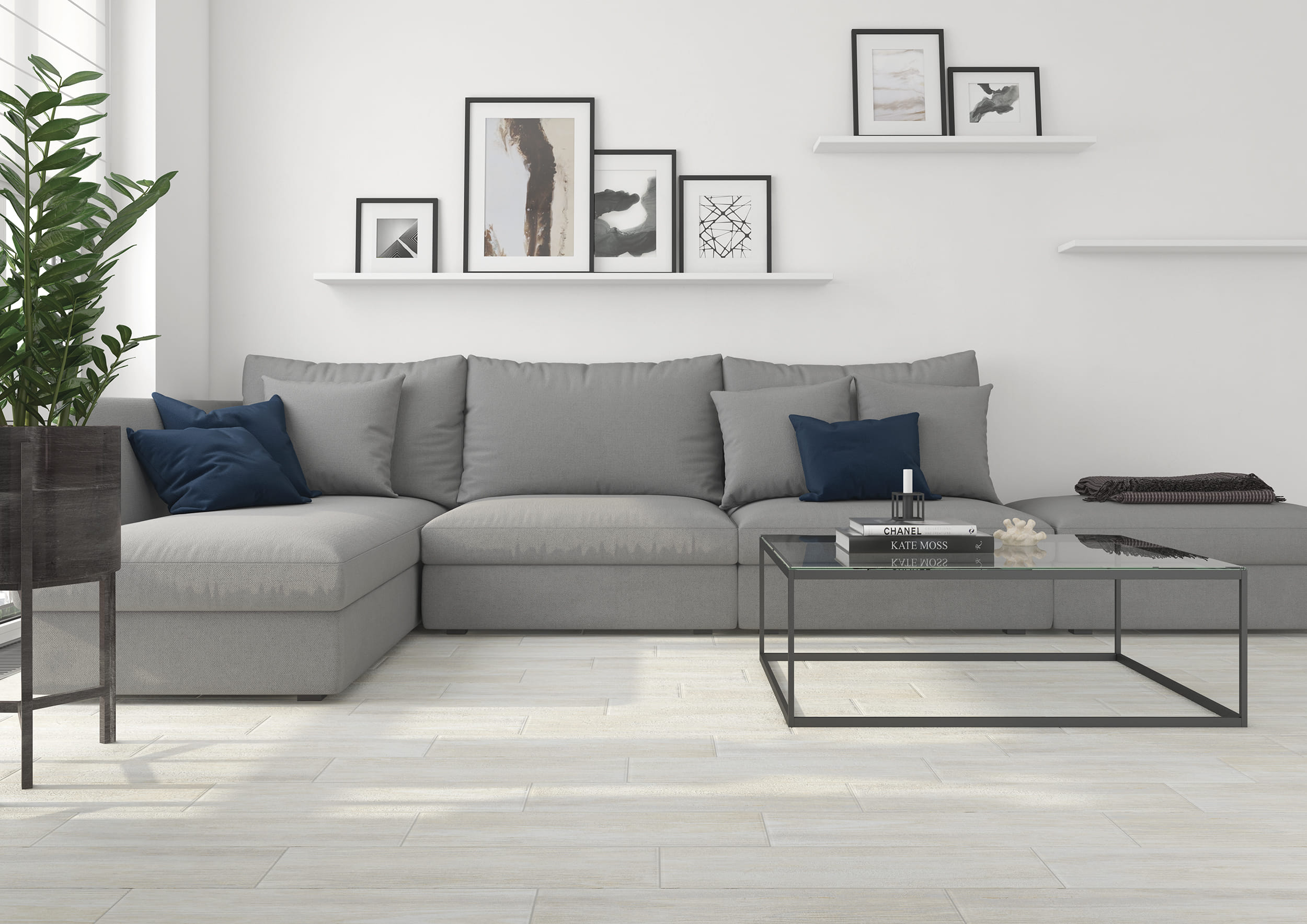 Керамогранит Finwood белый 18x60 Cersanit 16686