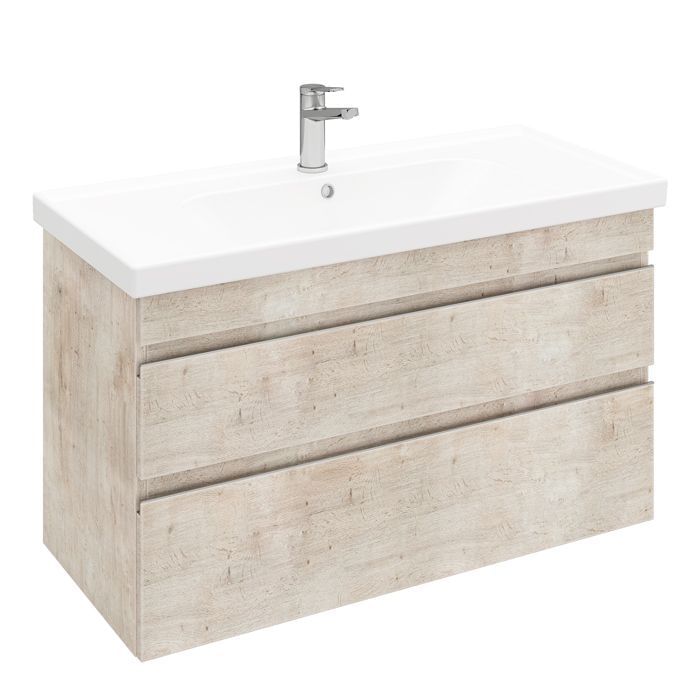 Тумба подвесная Sargas 60 под умывальник Cerastyle Frame 60, дуб Йорк Laparet LS-WCAB-60-221