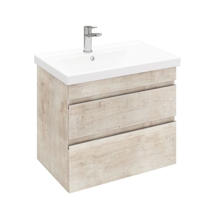 Тумба подвесная Sargas 70 под умывальник Cerastyle Frame 70, дуб Йорк Laparet LS-WCAB-70-221