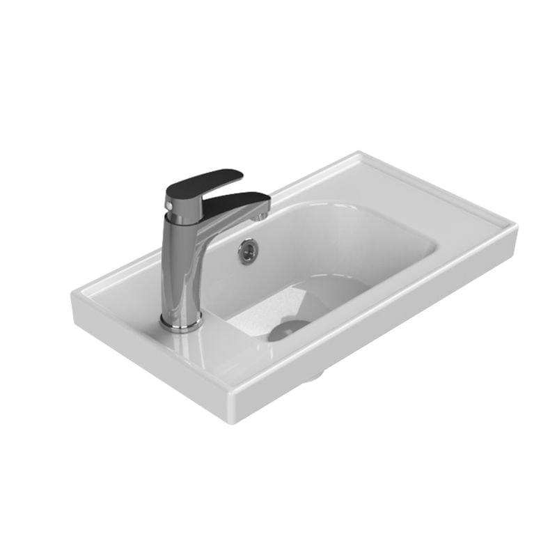 Умывальник Frame подвесной левый 50 белый CeraStyle VB015F32L00 (001800-u-01)