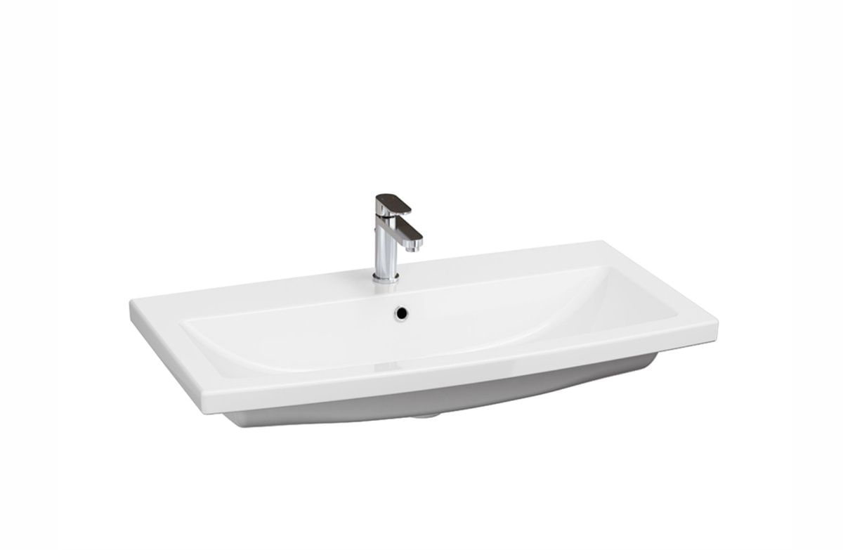 Умывальник Como 80 белый Cersanit S-UM-COM80/1-w