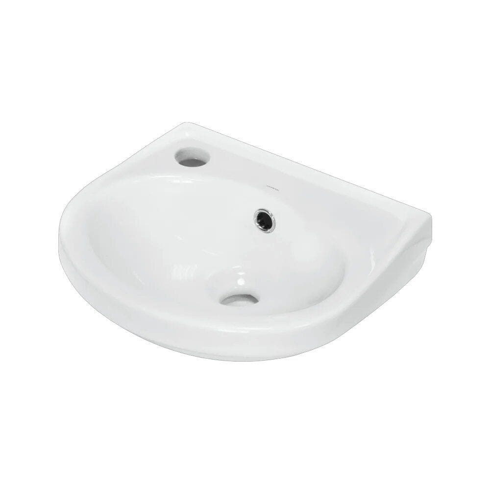 Мини-умывальник Лада 37 c обрамлением белый 1с Sanita Luxe WB.MN/Lada/37-L/WHT.G/S1