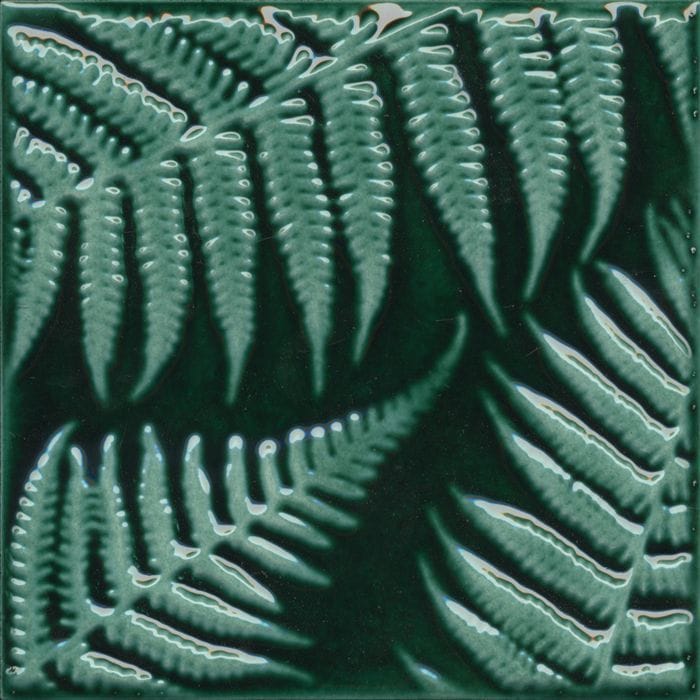 Декор Сантана 3 зеленый темный 15x15 Kerama Marazzi SFD001