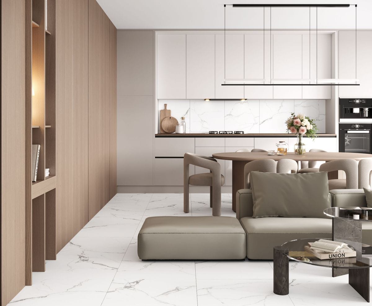 Керамогранит Pristine White 60x120 Laparet 4690399069175