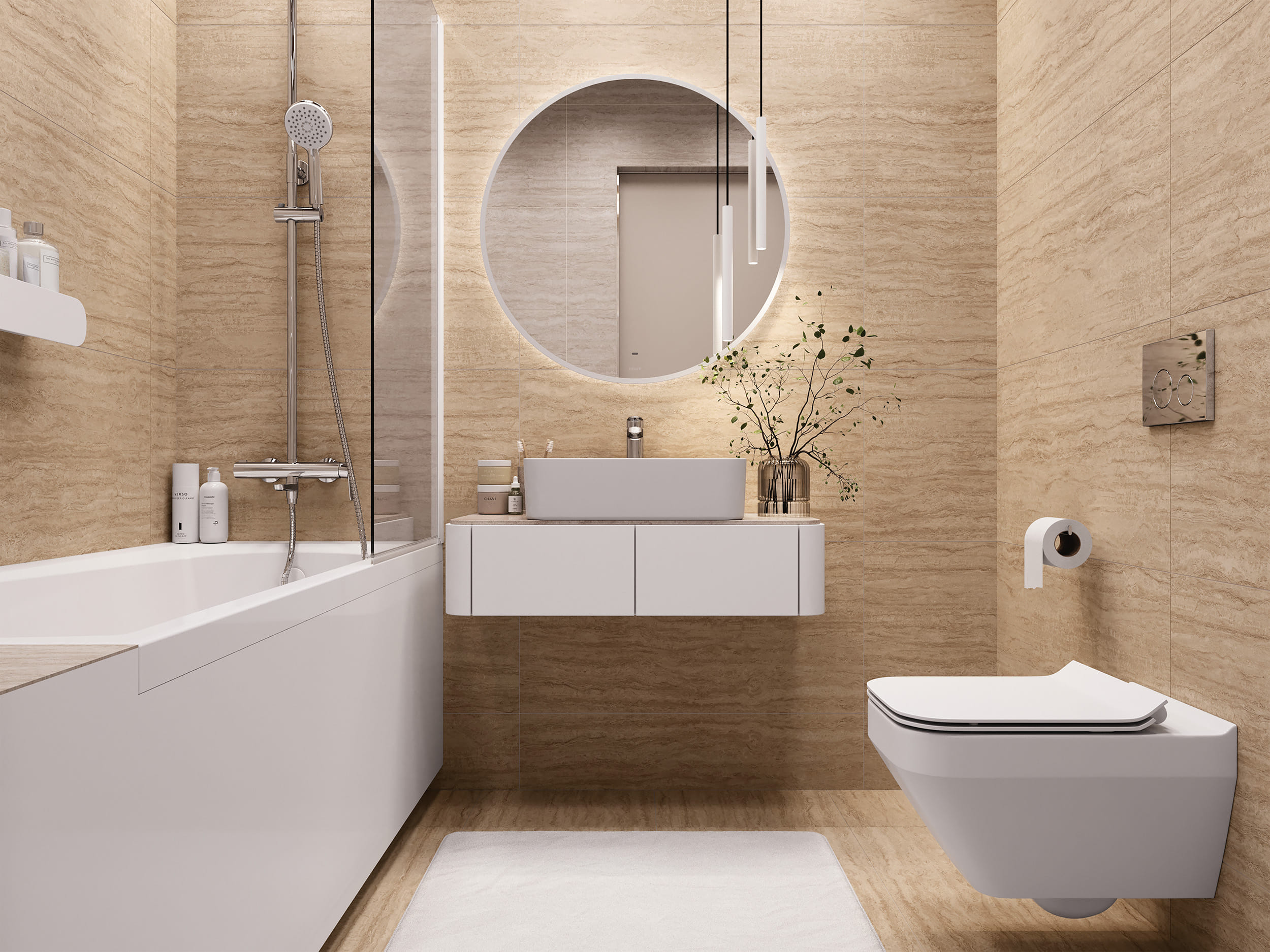 Керамогранит Pacific бежевый 45x90 Cersanit 4690311139566