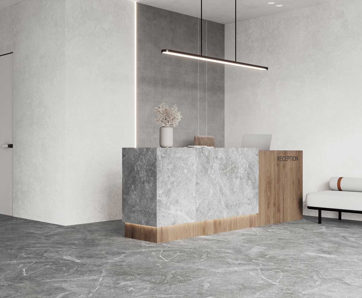 Керамогранит Rocky Grey PRO structure 80x80 Laparet 4690399069717