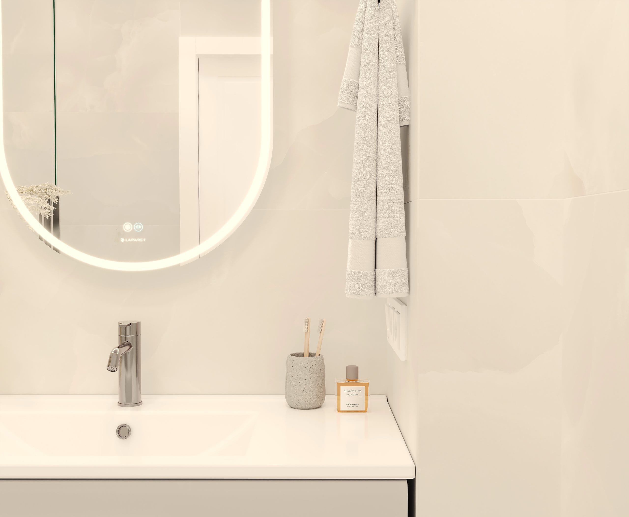 Керамогранит Valga Crema matt 60x60 Laparet 4690399071369