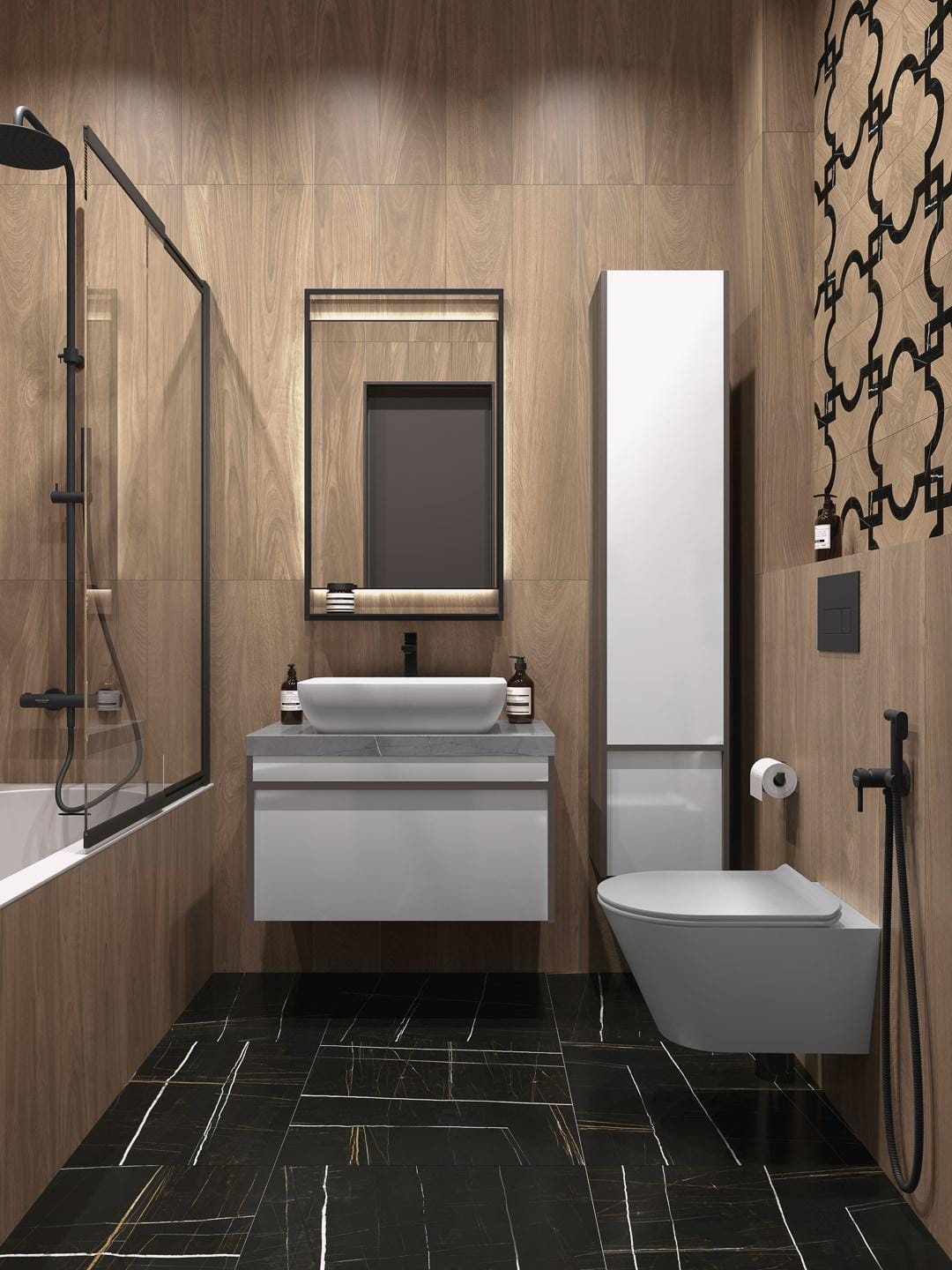 Керамогранит Монтиони коричневый 20x120 Kerama Marazzi SG526520R