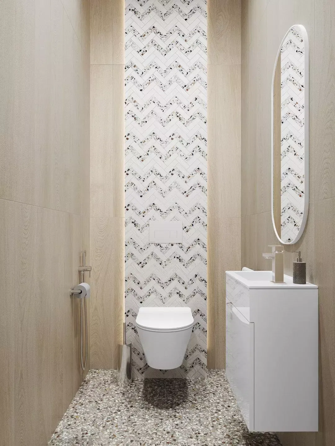 Керамогранит Монтиони миндальный 20x120 Kerama Marazzi SG511320R