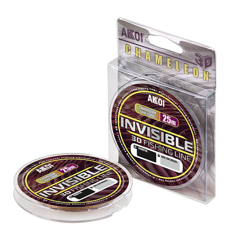 Леска Akkoi INVISIBLE 3D 25m 0.10mm 2.10kg
