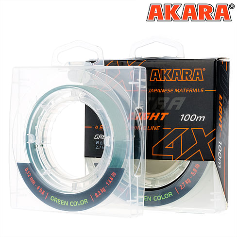 Плетёный шнур Akara Ultra Light 0,1 мм