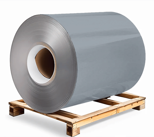 Сталь оцинкованная 0,7х1250х3000 мм RAL 7001 серый Грунт обр.стороны / защ.пленка Steel Reels Painting ST0,7-RAL7001