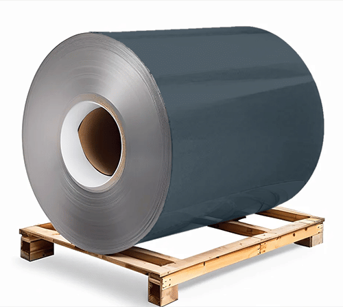 Сталь оцинкованная 0,7х1250х3000 мм RAL 7043 серый мышиный Грунт обр.стороны / защ.пленка Steel Reels Painting ST0,7-RAL7043