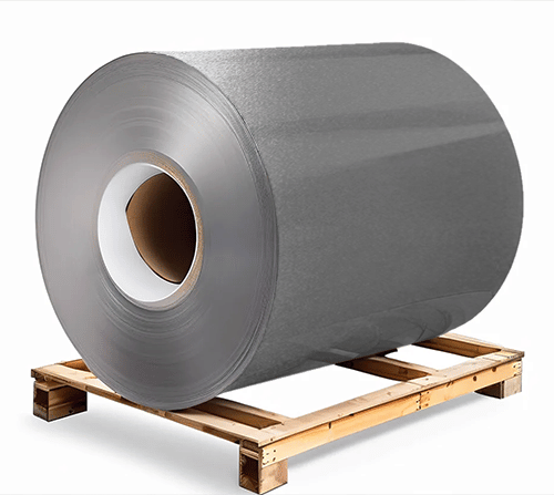 Сталь оцинкованная окрашенная 1,5х1250х3000 мм RAL 9007 мокрый асфальт Грунт обр.стороны / защ.пленка Steel Reels Painting ST1,5-RAL9007