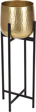 Горшок для растений на подставке металл
