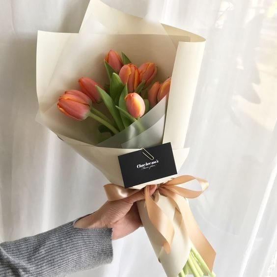 Букет из тюльпанов Весенний